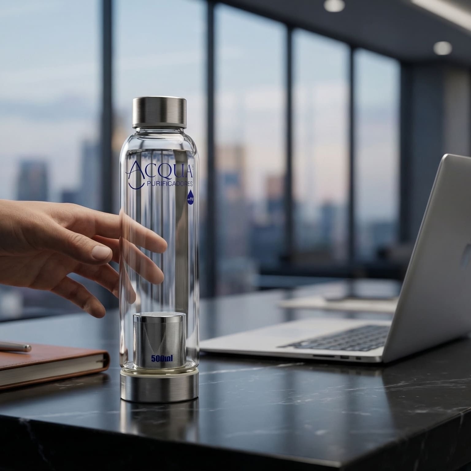 Acqua — Garrafa Purificadora de Água Alcalina com Hidrogênio Molecular
